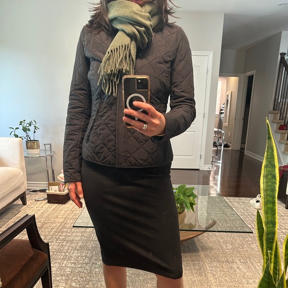 100 percent cashmere military green men’s scarf - Picture 6 of 6